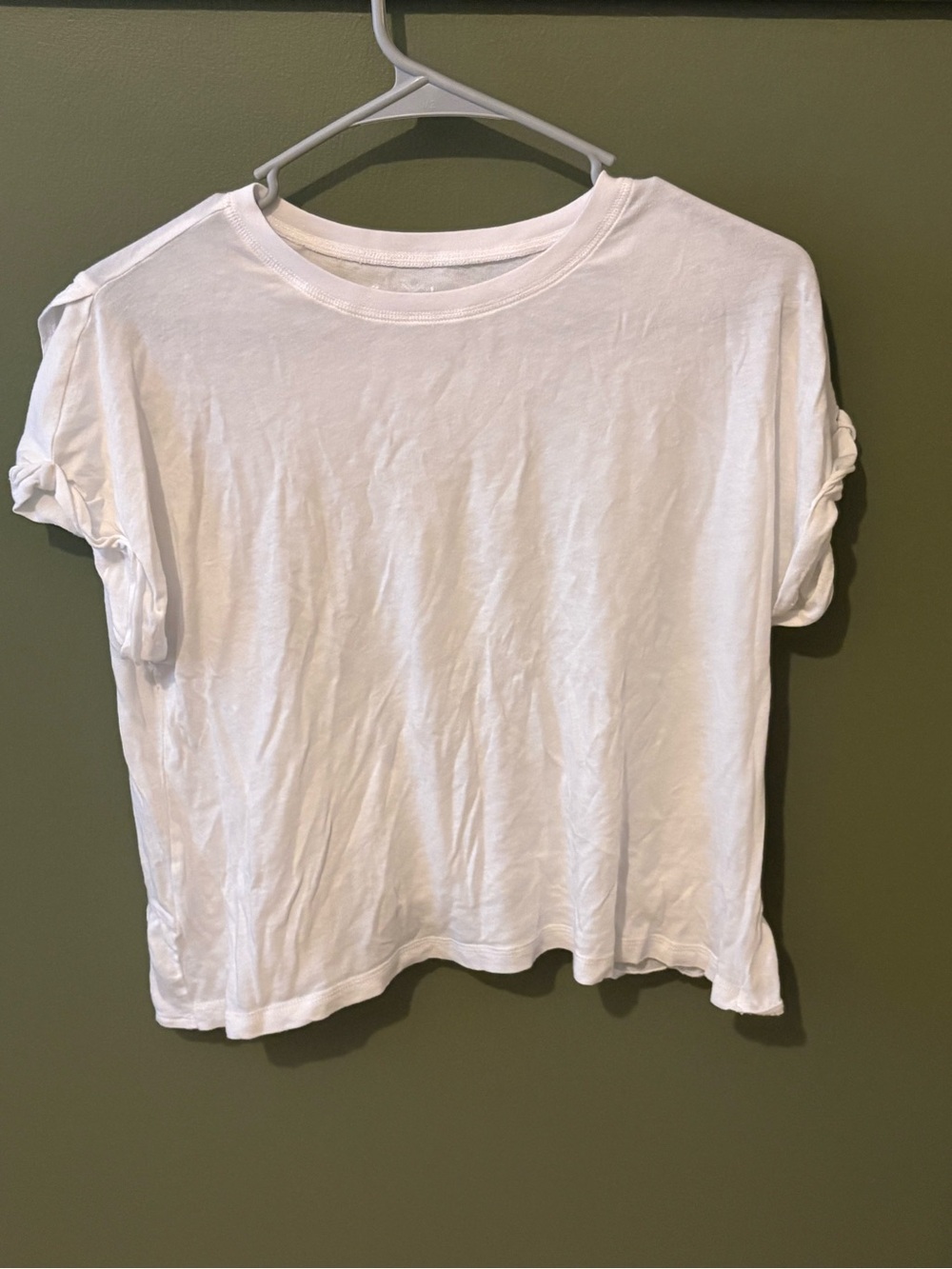 Xersion White Ruffle Active Top - Picture 3 of 6